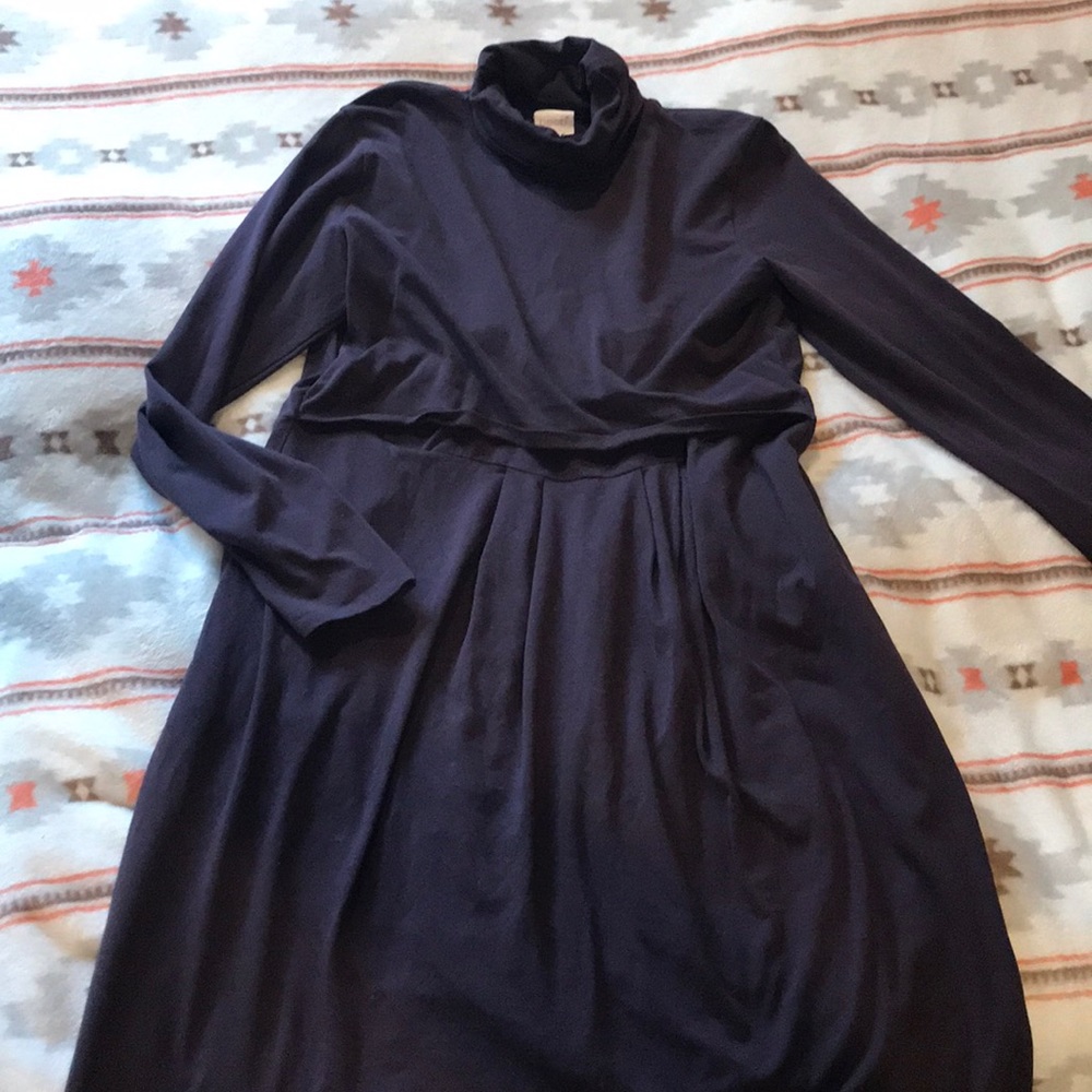 Boob Design Organic Turtleneck Nursing Dress XL
